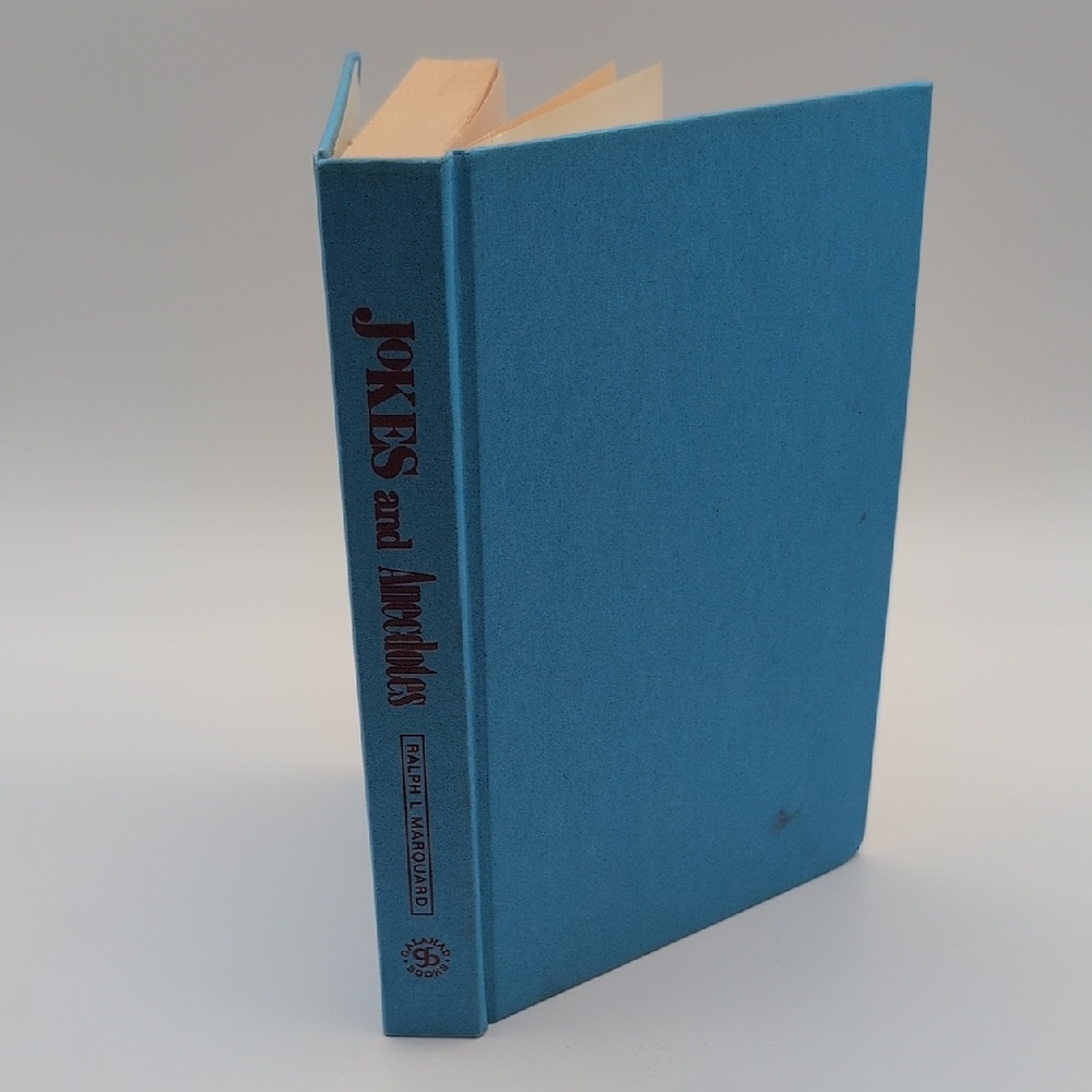 💵2/$10Bundle and Save💵Jokes And Anecdotes Blue Hardcover Book
